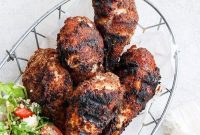 Juicy Grilled Chicken Legs with Crispy Skin