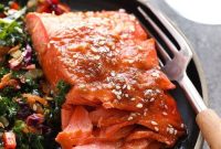 Maple Ginger Glazed Oven-Baked Salmon Recipe