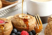 Fluffy Banana Pancake Muffins Recipe