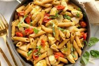 Creamy Chicken Pesto Pasta Recipe