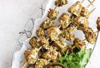 Grilled Pesto Chicken Skewers Recipe