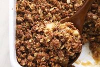 Homemade Apple Crisp with Oat Streusel