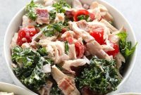 BLT Chicken Salad Recipe with Avocado and Creamy Dressing