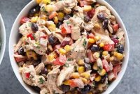 Southwest Chicken Salad with Avocado and Chili-Lime Dressing