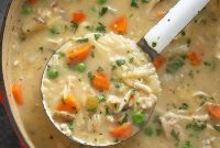 Creamy Chicken and Orzo Soup Recipe