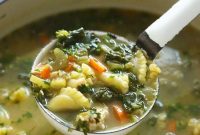 Spicy Green Monster Chicken Noodle Soup Recipe