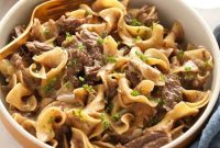 Creamy Instant Pot Beef Stroganoff Recipe