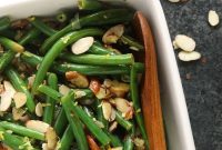 Sauteed Green Beans Almondine with Toasted Almonds