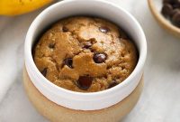 Microwave Banana Mug Cake in 2 Minutes