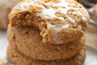 Classic Iced Oatmeal Cookies with Vanilla Glaze