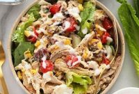 Rotisserie Chicken Cobb Salad with Avocado and Bacon Recipe