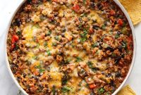 One-Pan Mexican Ground Beef Skillet Recipe