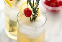 Rosemary Vodka Collins Cocktail Recipe