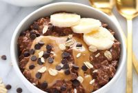 Chocolate Peanut Butter Overnight Oats Recipe