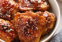 Instant Pot Sticky Honey Garlic Chicken Thighs