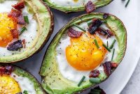 Oven-Baked Eggs in Avocado Halves