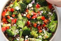 Broccoli Salad Recipe with Cranberries and Sunflower Seeds