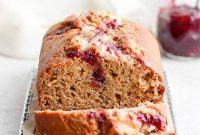 Lemon Loaf with Raspberry Cream Cheese Swirl Recipe