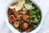 Hearty Italian Chicken Sausage and Quinoa Casserole