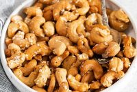 Homemade Maple Sesame Roasted Cashews Recipe
