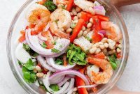 Zesty Shrimp Salad with Avocado and Lemon Vinaigrette