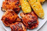 Juicy Grilled BBQ Chicken Thighs Recipe