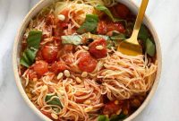 Summer Garden Pasta with Fresh Tomatoes and Herbs