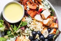 Grilled Chicken Salad with Avocado and Lemon Vinaigrette