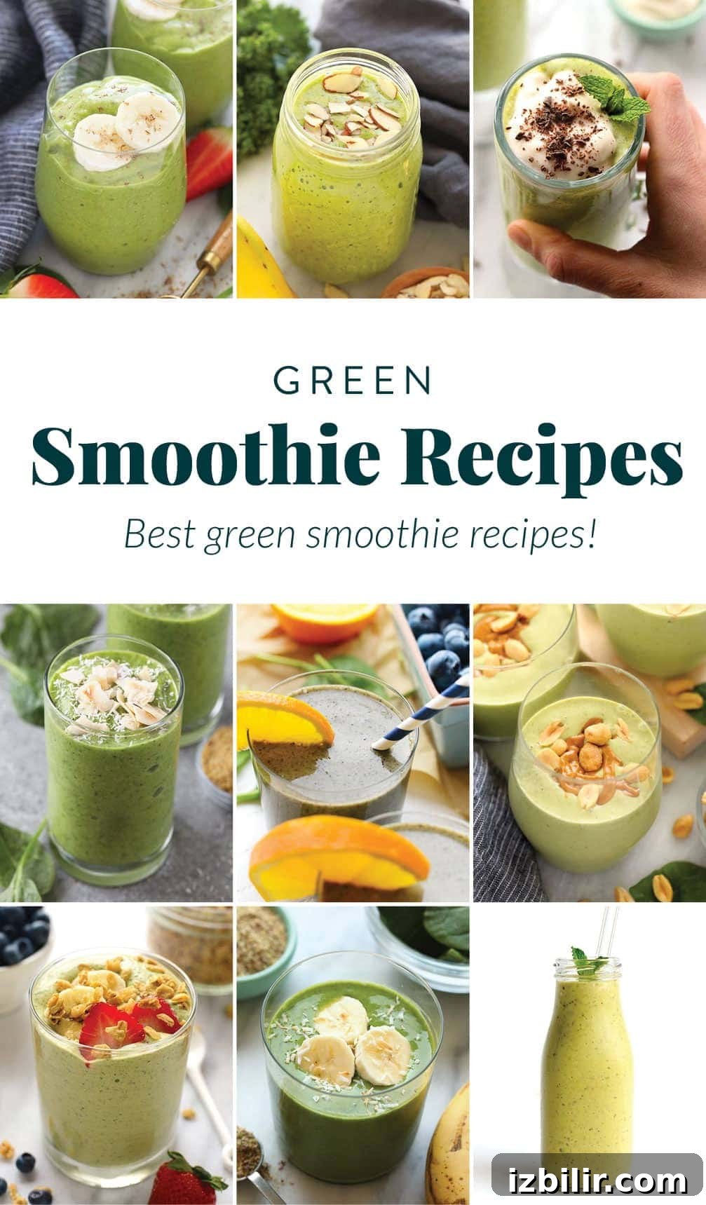 green smoothies.