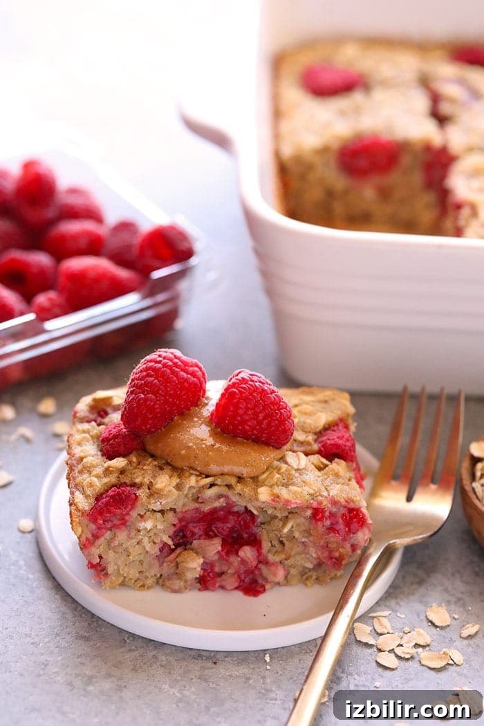banana berry baked oatmeal