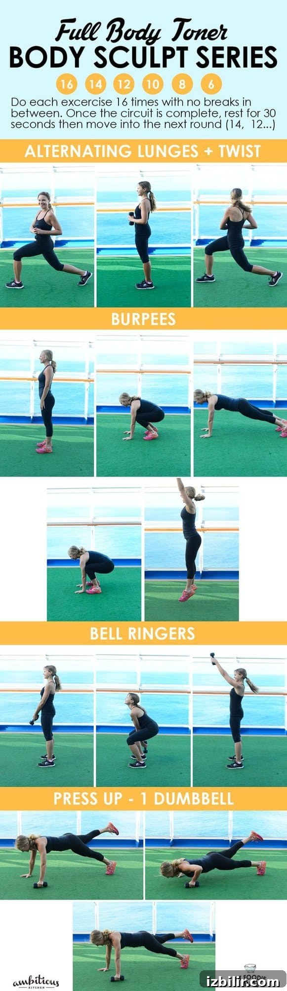 Got a dumb bell? Do this Full Body Toner Workout that'll work your entire body! 