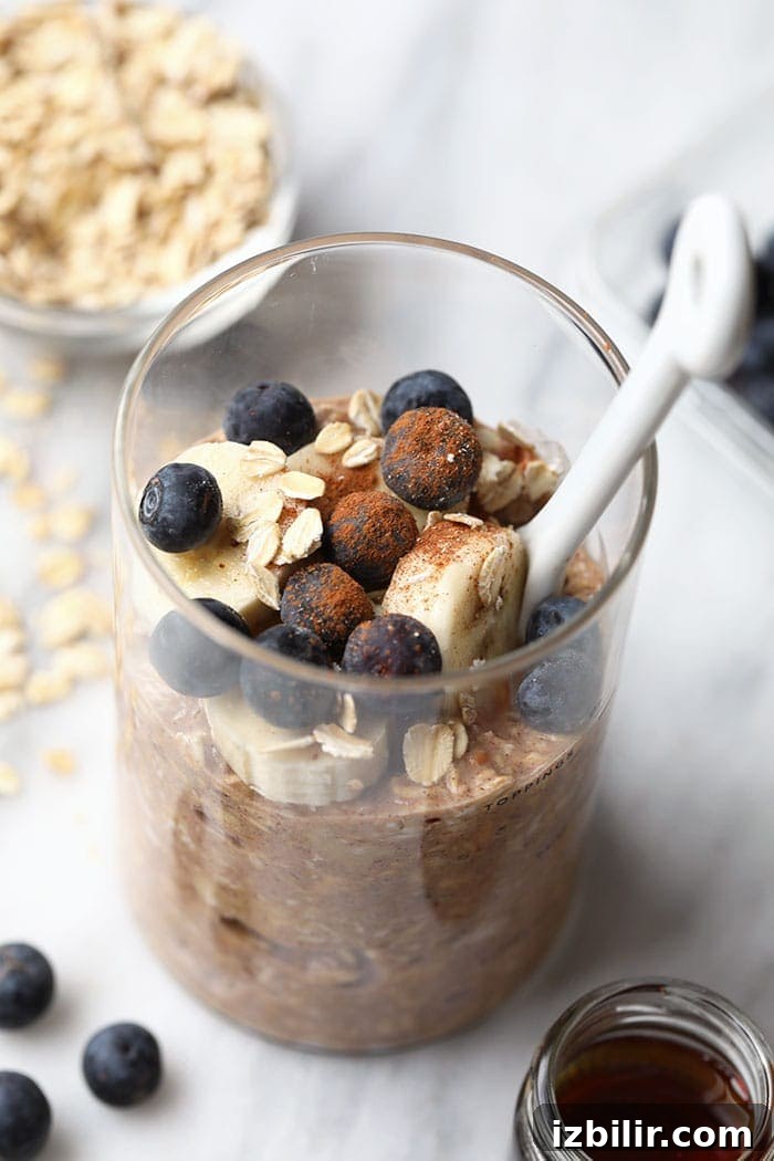 Maple French Toast Overnight Oats