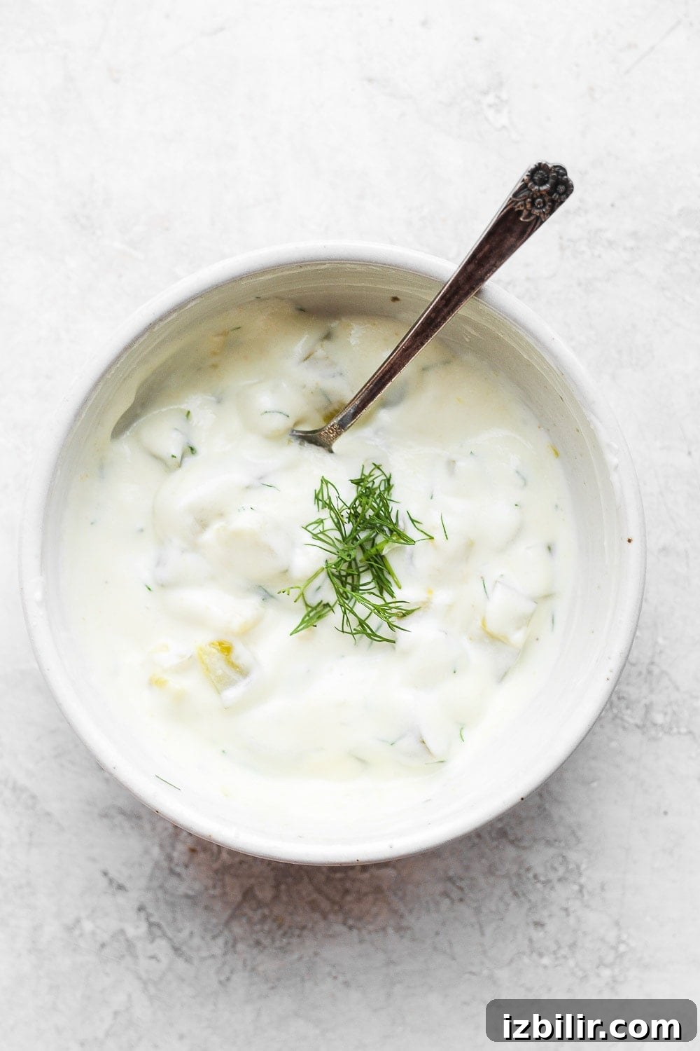 dill pickle dip in bowl