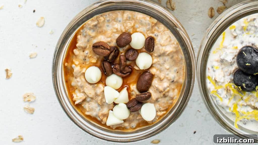 Three jars of oatmeal on a white background.
