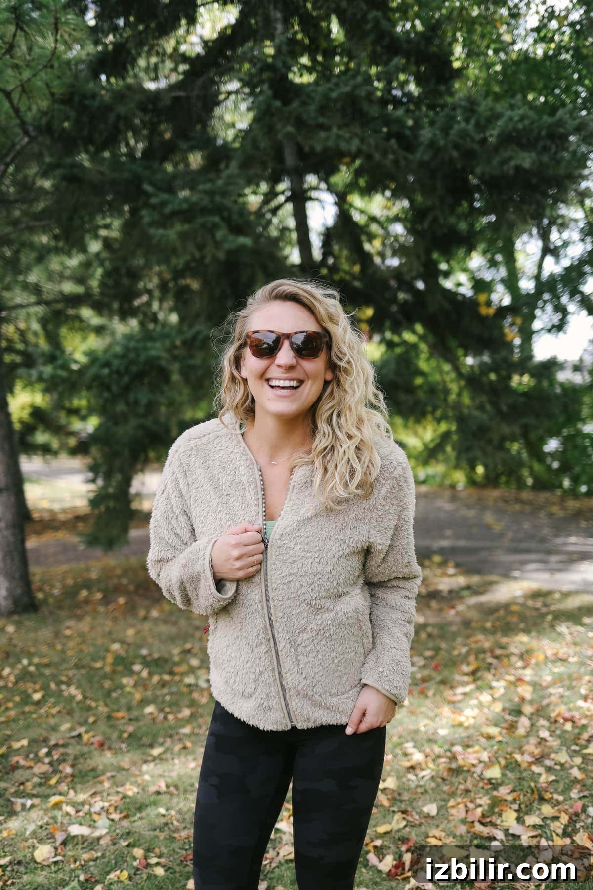 We're sharing our favorite 2020 lululemon Jackets & Outerwear for women - transition coats, activewear, and parkas. lee wearing sherpa