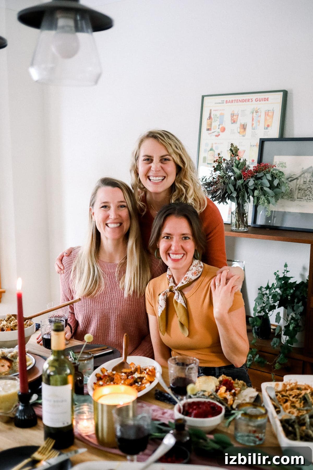 Our 2020 Thanksgiving menu is HERE and we're so excited to dig in (literally) and talk all things preparation and Healthy Thanksgiving recipes. Team Fit Foodie at Thanksgiving table