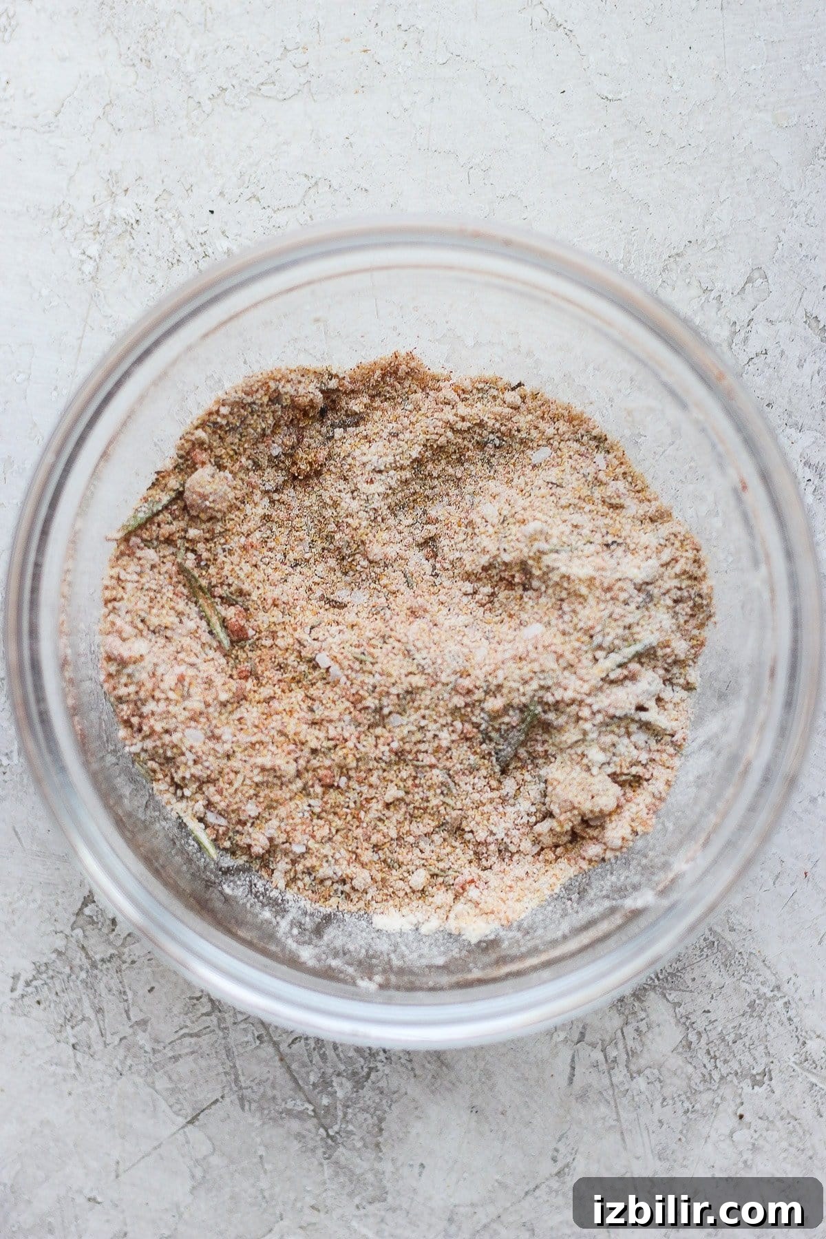 Beef stew seasoning in a bowl.