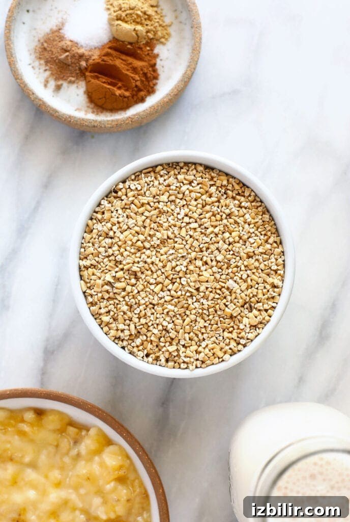 uncooked steel cut oats