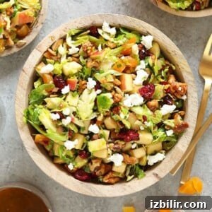 Crispy Ranch Roasted Potatoes 7 shaved brussels sprout salad in a bowl