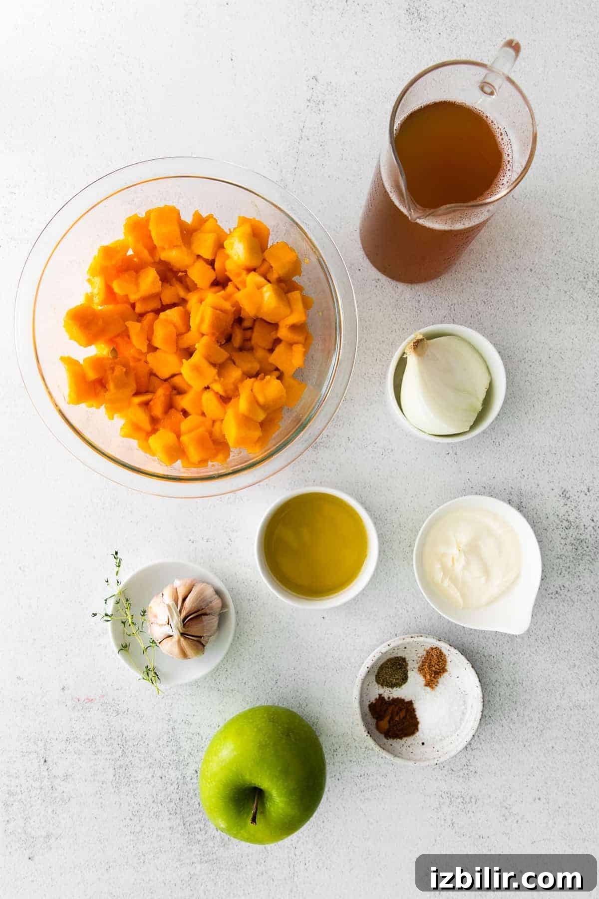 ingredients on countertop