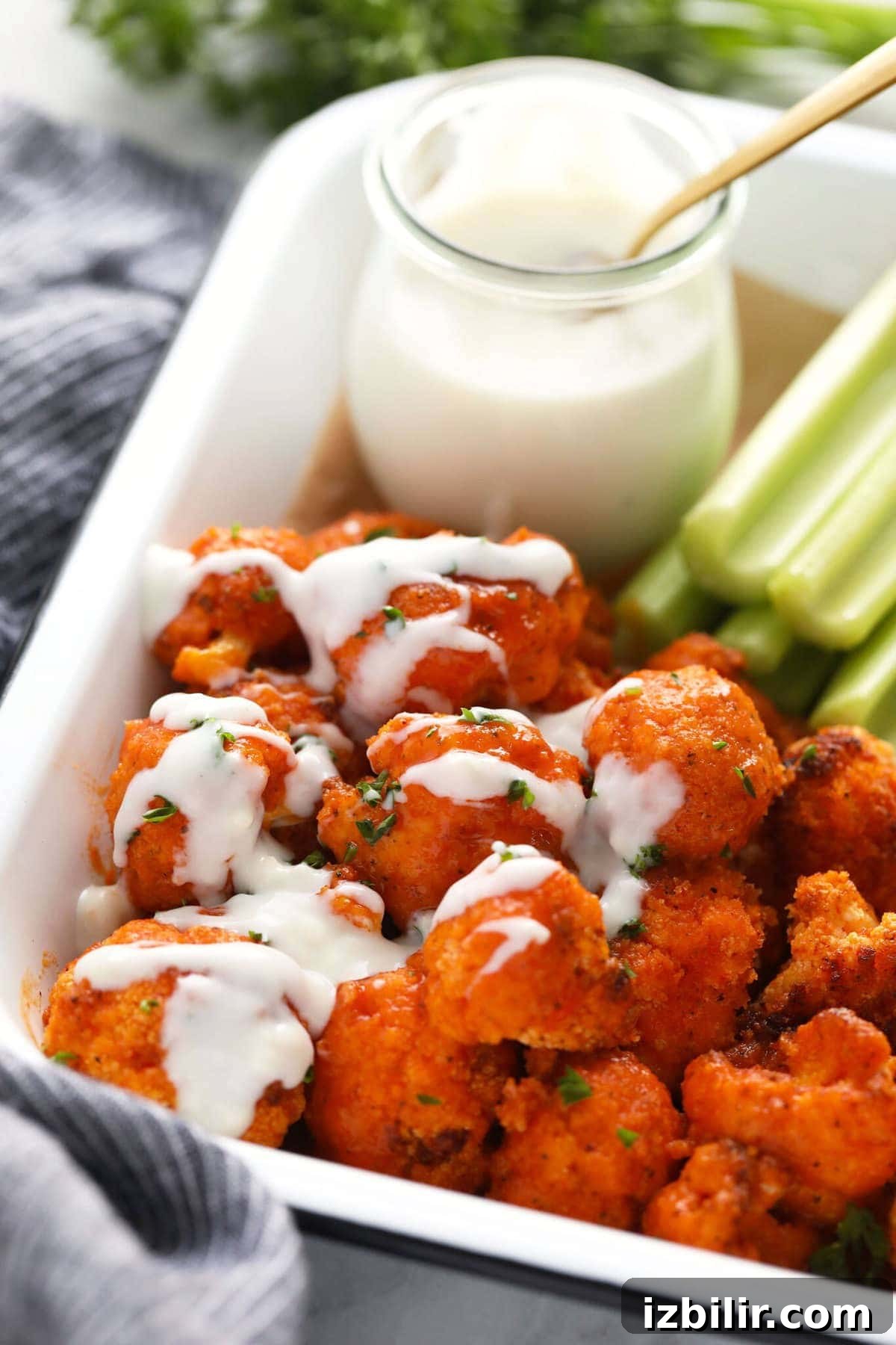 buffalo cauliflower air fryer recipe
