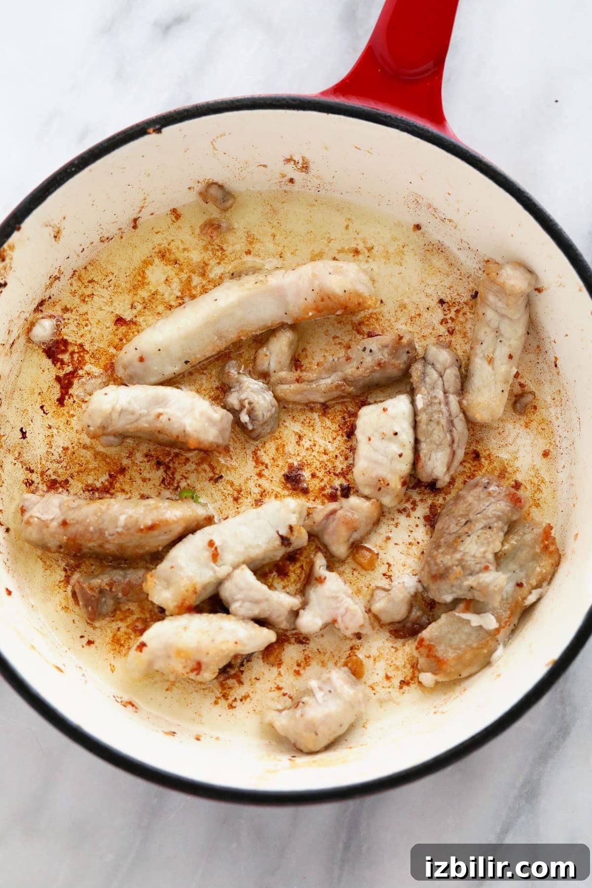 Sticky Honey Pork Recipe and 20 Pork Variations 12 sticky honey pork in pan