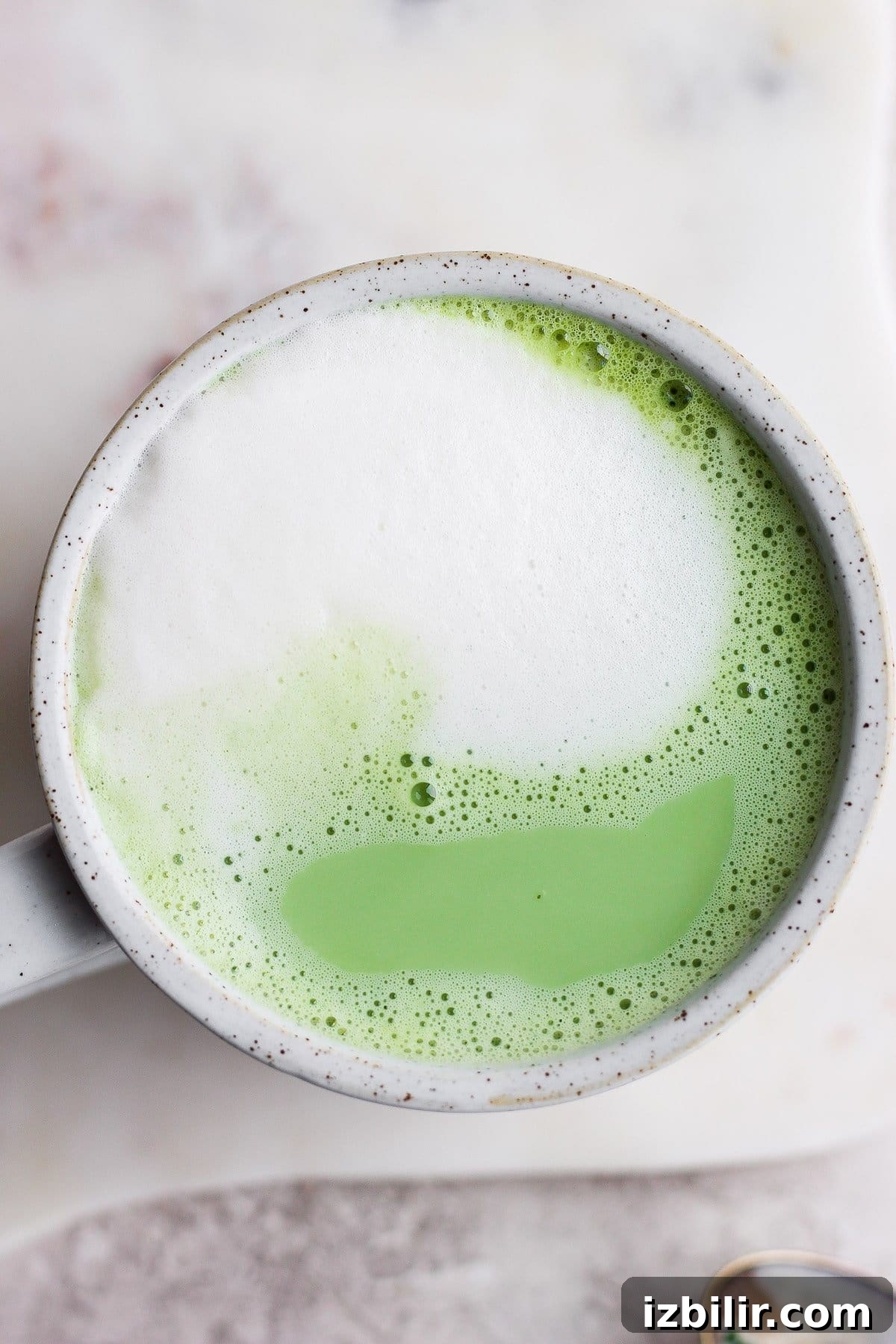 Creamy Homemade Matcha Latte Recipe 5 matcha latte in mug