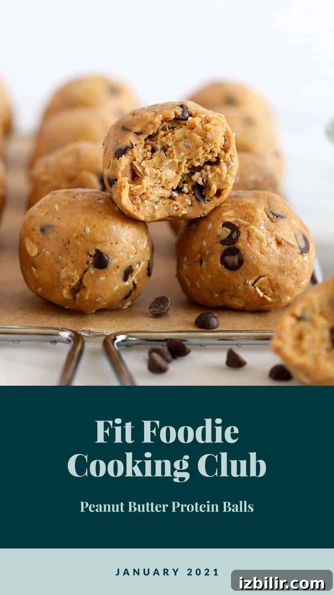 Fit Foodie Cooking Club - January 2021 Recipes & Menu 2 Peanut Butter Protein Balls