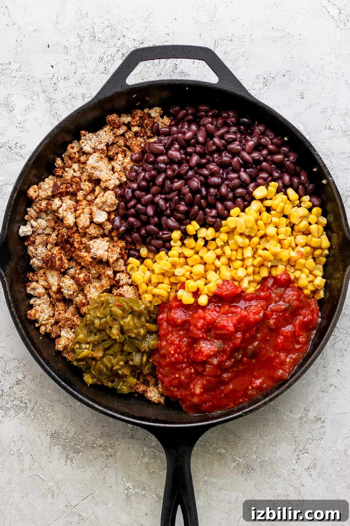 Close up of stuffed pepper