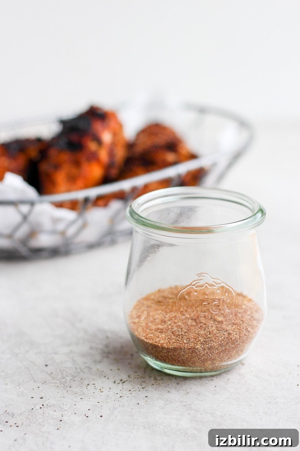 Finally a dry rub for chicken with no additives that actually packs a flavor punch! dry rub for chicken in a mason jar
