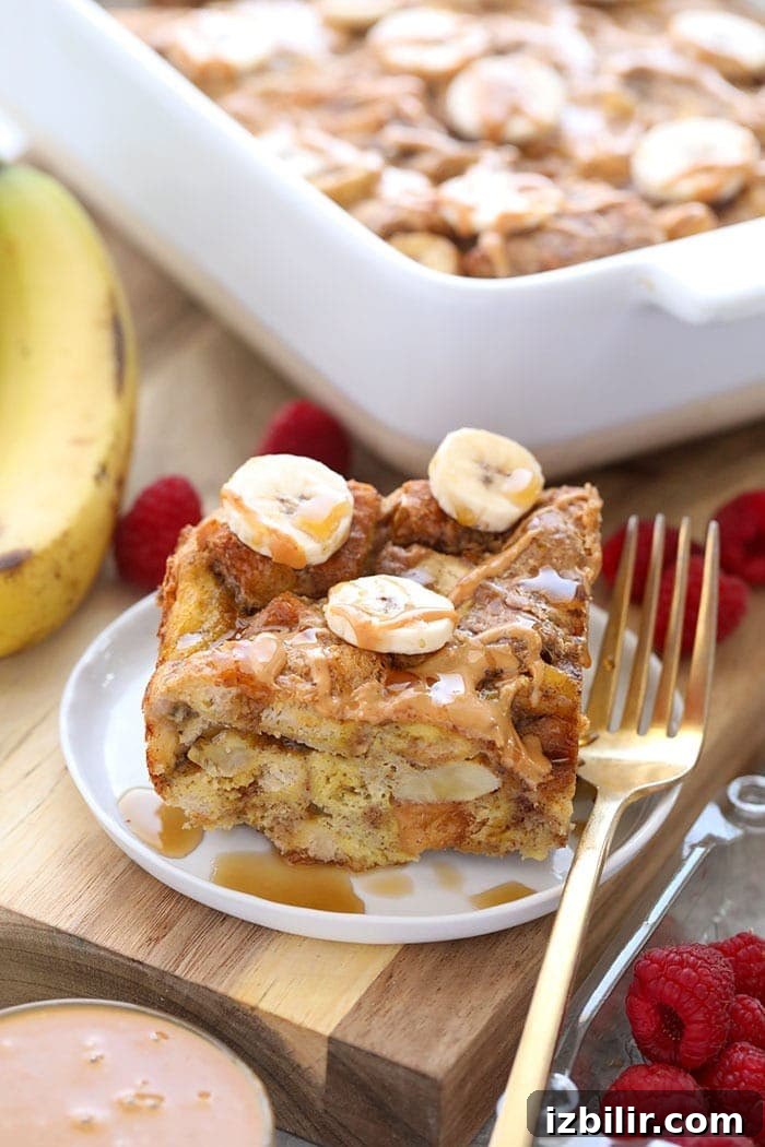 Peanut Butter Banana French Toast Bake French Toast Casserole