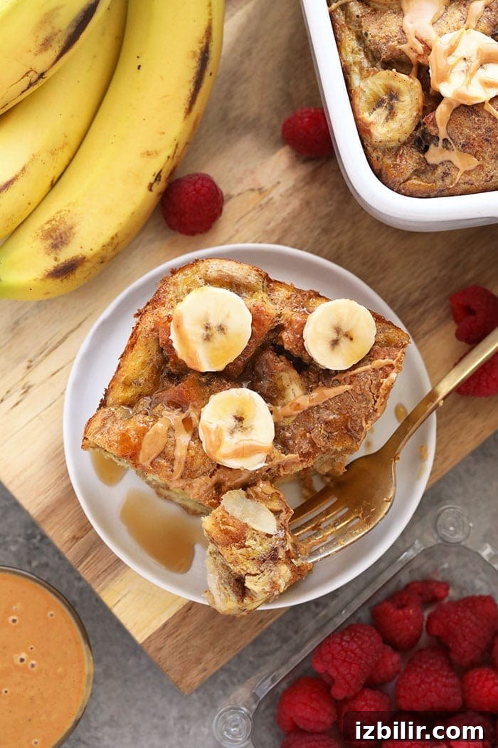 Peanut Butter Banana French Toast French Toast Bake