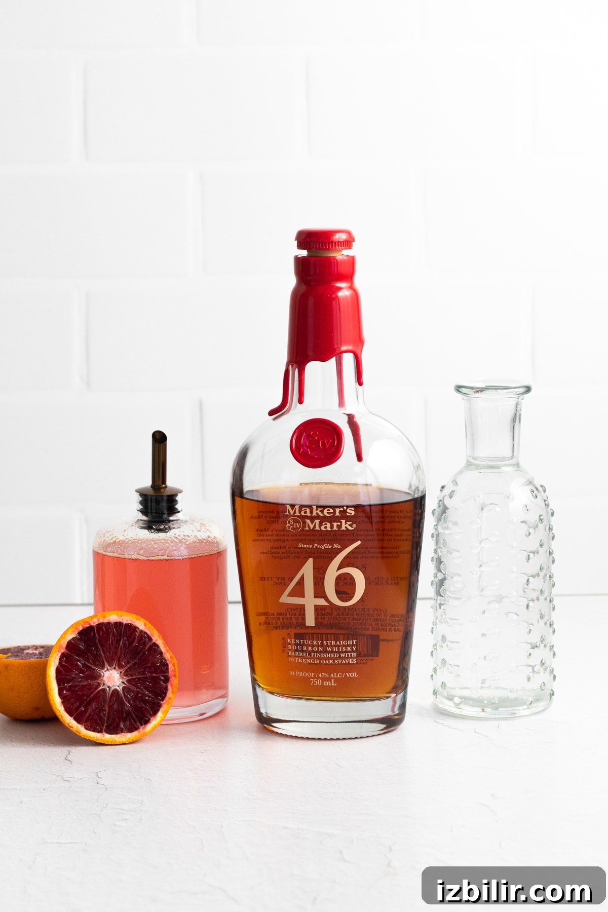blood orange cocktail glass