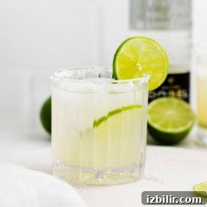 margarita on countertop.